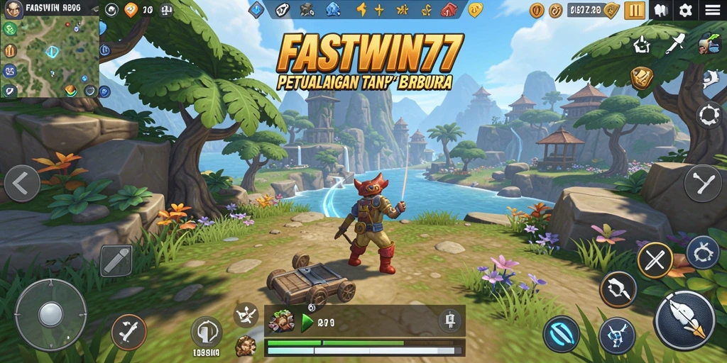 Tampilan gameplay seru di dunia terbuka FASTWIN77.