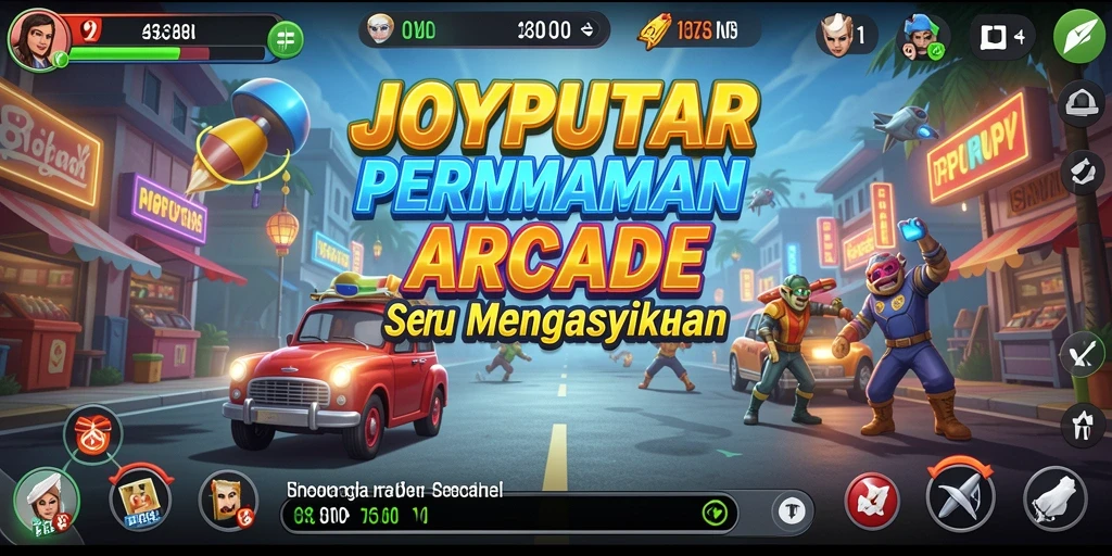 Tampilan gameplay seru JOYPUTAR yang menantang.