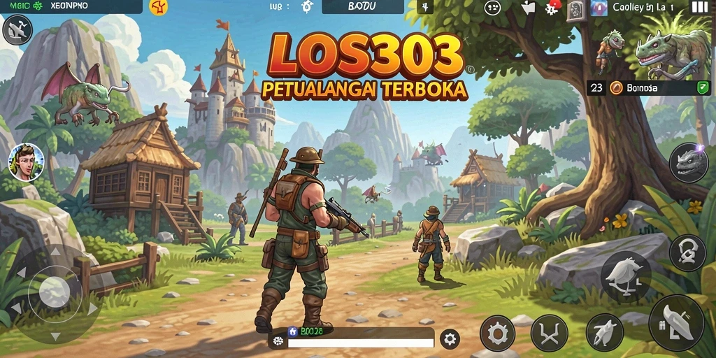 Gameplay seru di dunia terbuka dengan petualangan menunggu untuk dijelajahi.