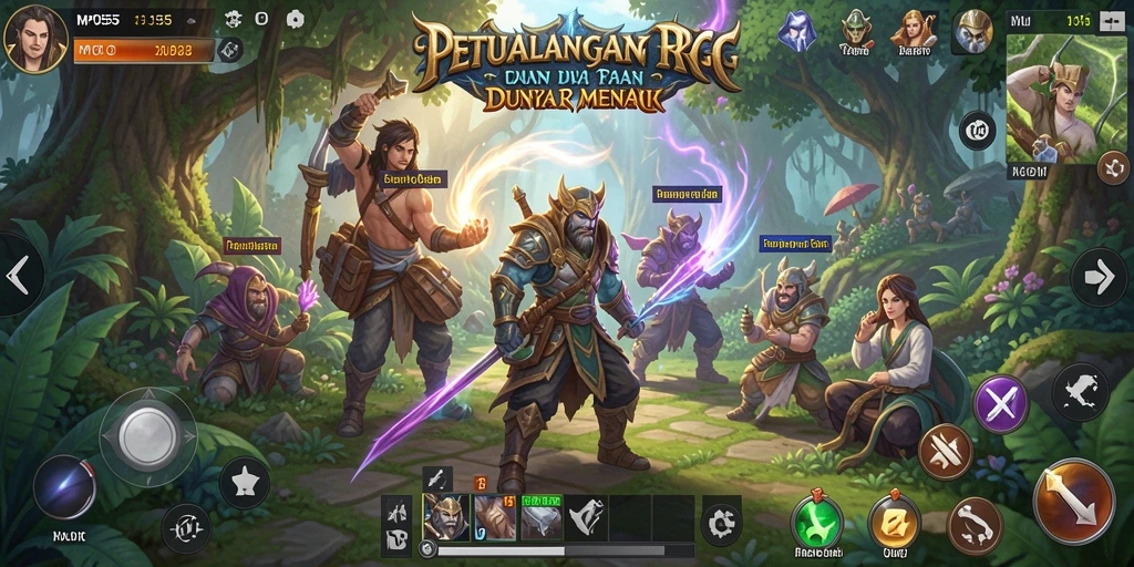 Gameplay MPO555 yang mendebarkan dalam dunia RPG yang menawan.