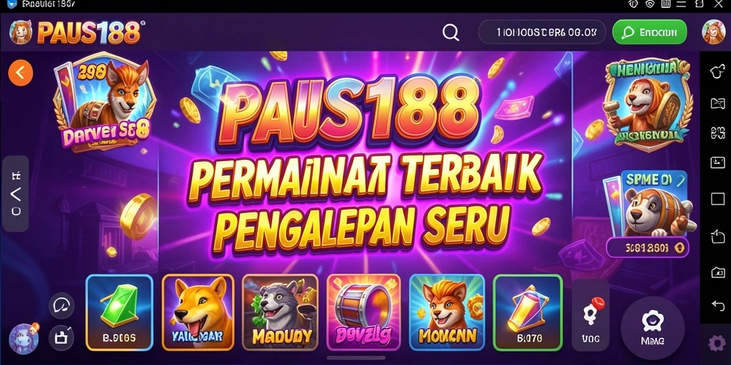Screenshot gameplay PAUS188 menampilkan keseruan dan variasi slot.