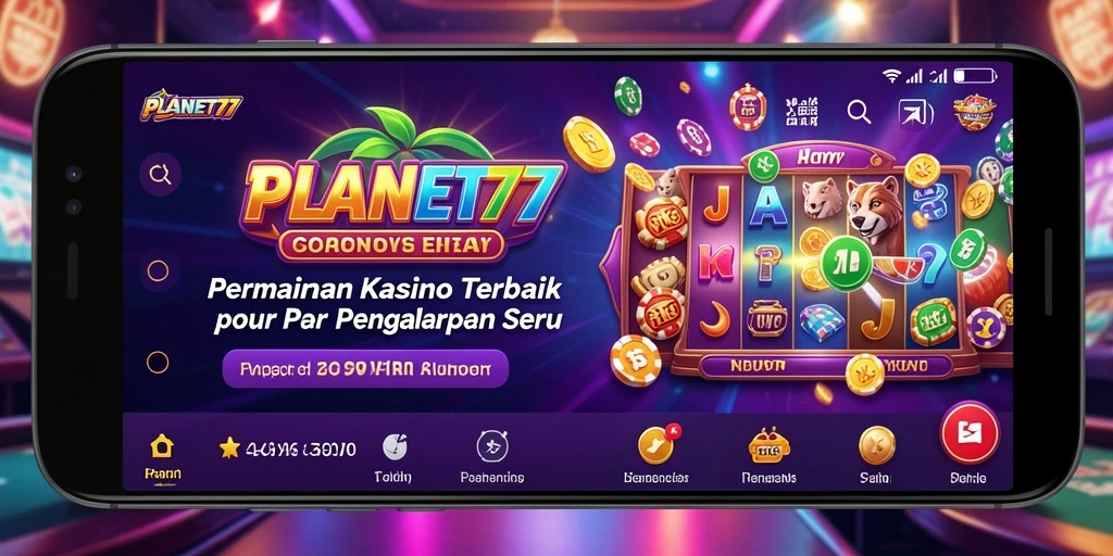 Tampilan gameplay seru dan interaktif dari PLANET77.