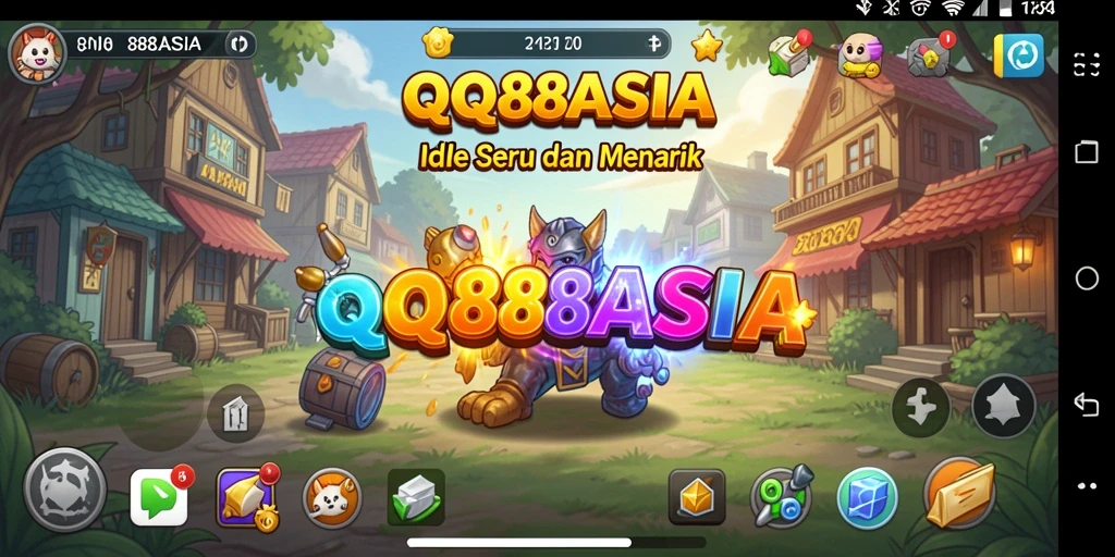 Screenshot gameplay <strong>QQ88ASIA</strong> dengan elemen Idle yang menawan.