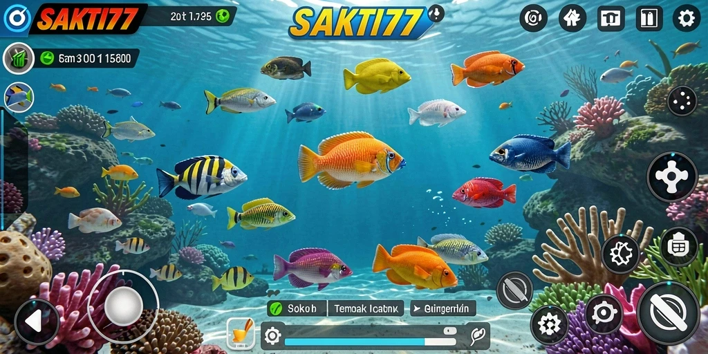 Gameplay Tembak Ikan yang seru dan menantang.